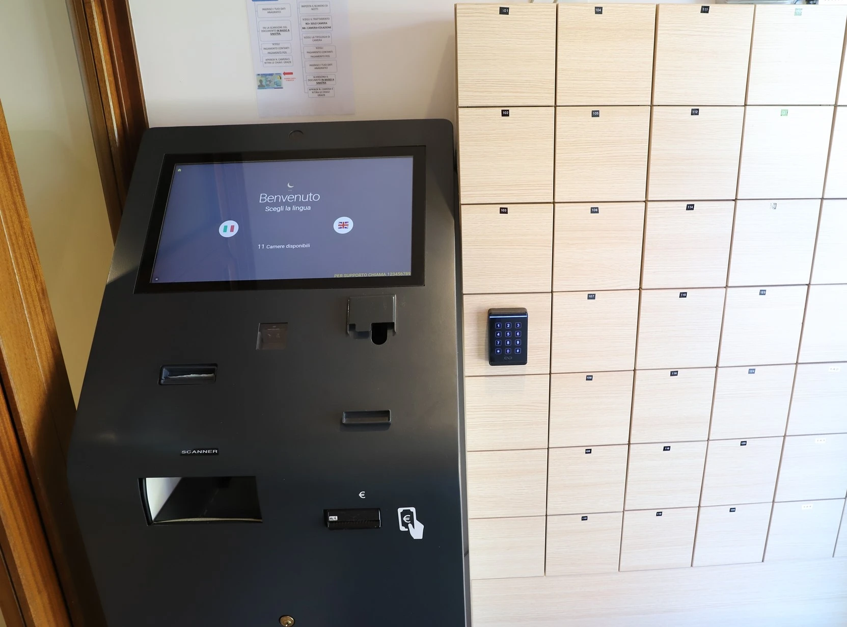 CHECK IN AUTOMATICO Hotel Luna a Fontanafredda Pordenone
